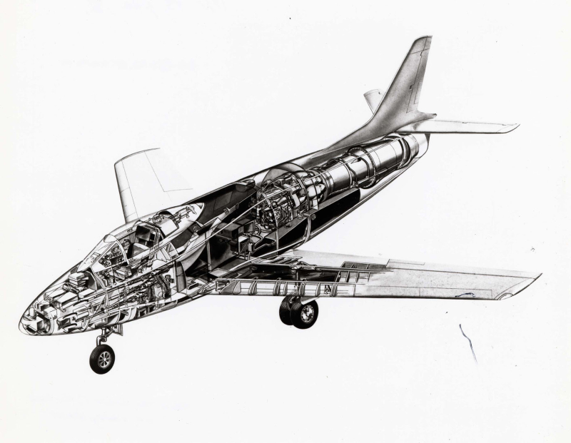 Illustration for article titled Feast your eyes on these rare aircraft cutaway drawings